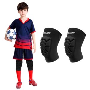 EULANT Kids Knee Pads for Basketball Soccer, Breathable & Lightweight Compression Knee Pad Guards, Boys Girls Knee Sleeves Sports Gear for Baseball Football Volleyball Wrestling Cycling Dance M