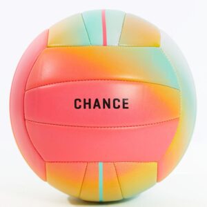 Chance Soft Cushioned Composite Leather Volleyball – Indoor/Outdoor/Pool/Beach Waterproof Recreational All Ages Training Ball, Size 5