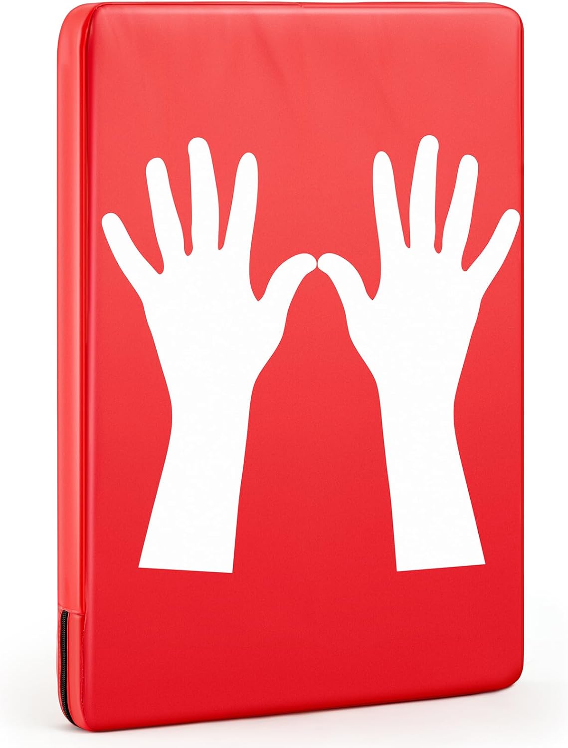 Volleyball Blocking Pad Rectangular Volleyball Setter Training Equipment Protects Blocker Pad Red Volleyball Training Aid Cushion for Hitting Blocking Mimics Hand Hitting Trainer Practice