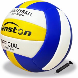 Senston Volleyball Official Size 5 – Waterproof Indoor/Outdoor Soft Volleyball for Kids Youth Adults,Beach Play, Game,Gym,Training