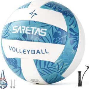 Volleyball Soft Beach Volleyball – Official Size for School, Indoor, Outdoor and Play Game Gym Workout – Play for Girls, Adults and Family.
