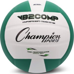 Champion Sports VB Official Composite Synthetic Leather Game Volleyball – Multiple Colors