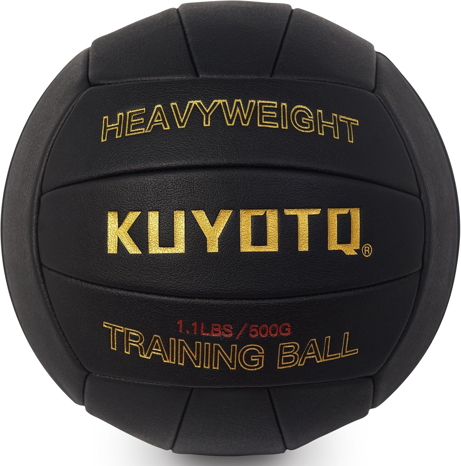 KUYOTQ 1.1LBS Weighted Heavy Volleyball – Serve Trainer Setter Volleyball Training Ball Equipment Official Size 5, Microfiber Composite Leather Construction – Soft Grip, Durable(Deflated)