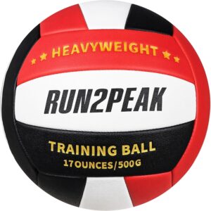 Setter Training Volleyball Official Size 5 Volleyballs Heavy Weight Ball PU Practice Volley Balls for Indoor Rebounder Equipment Setters Weighted Volleyball Setting Trainer