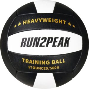 Setter Training Volleyball Official Size 5 Volleyballs Heavy Weight Ball PU Practice Volley Balls for Indoor Rebounder Equipment Setters Weighted Volleyball Setting Trainer