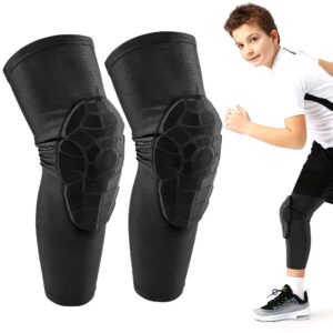 Knee Pads for Kids/Youth (Ages 5-15) – Shield Kneepads for Sports – Ideal kneePad for Basketball, Baseball, Football, Wrestling, Cycling, Volleyball – Kids’ Cycling Protective Gear – Great Gift Ideal!