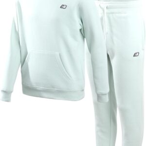 New Balance Girls’ Jogger Set – 2 Piece Pullover Fleece Hoodie Sweatshirt and Jogger Sweatpants for Girls (Sizes: 5-16)