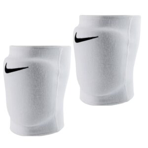 Nike Premium Dri-Fit Knee Pads (1 Pair), Essential/Streak/Varsity, Cushioning/Sweat-wicking/Unisex (Essential White – M/L)