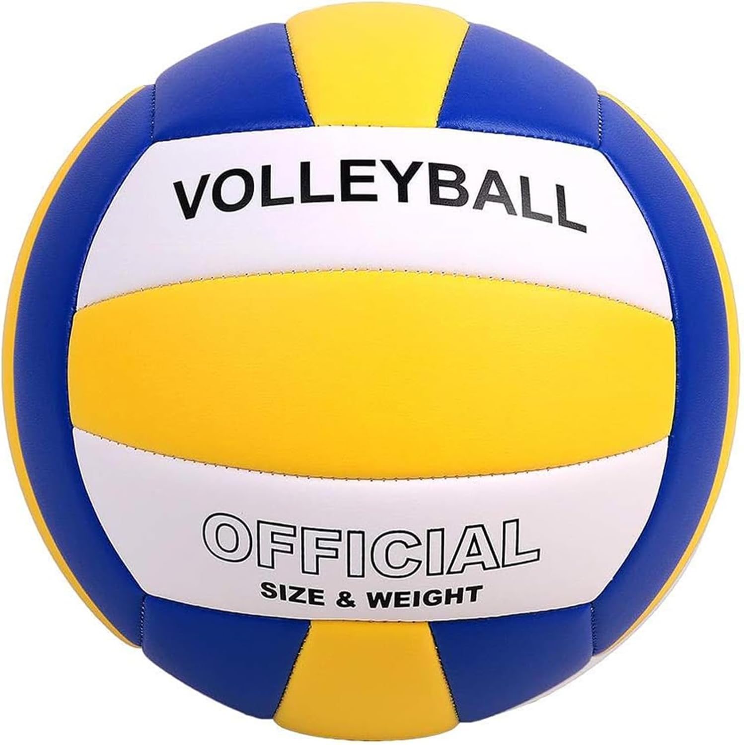 Volleyball Official Size 5 Volleyball Soft PU Beach Volleyball Waterproof Volleyball for Indoor Outdoor Training Volleyball Game Ball for Beginner Teenager Adult