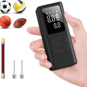 Electric Ball Pump, Ball Pump for Sports Balls Basketball Air Pump with Needle Storage, Air Pumps for Soccer Ball Volleyball Rugby