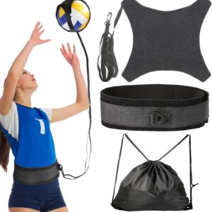 Volleyball Training Equipment Aid,Premium Volleyball Rebounder Trainer Kit,Solo Practice Trainer for Serving Setting Spiking and Arm Swing,Volleyball Gifts for Teen Girls & Boys