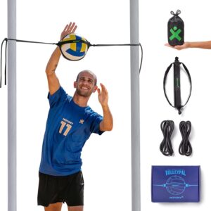 Volleyball Training Equipment Aid ‘Volleypal’ – Solo Volleyball Equipment for Practicing Serve, Spike, Set & Pass; Volleyball Practice Equipment Gift for Beginners & Experts