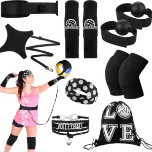 Honoson 7 Pcs Volleyball Training Equipment Aid Volleyball Serving Trainer Volleyball Spike Trainer Volleyball Trainer Kit Volleyball Gifts for Beginners
