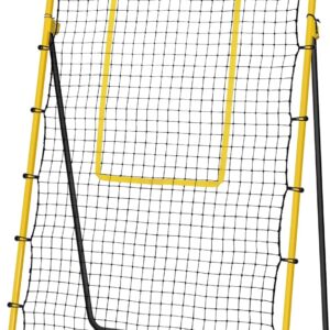 Newbyinn Volleyball Rebounder Net, Volleyball Training Equipment, Volleyball Bounce Back Net for Volley Ball Practice with 5 Adjustable Rebound Angles 7×4 ft