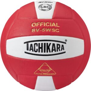 Composite SV-5WSC Volleyball Red/White (EA)