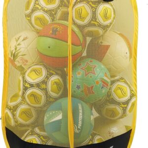 PodiuMax Pop Up Ball Storage Backpack & Organizer – Transport and Store Basketball, Football, Ping Pong and More