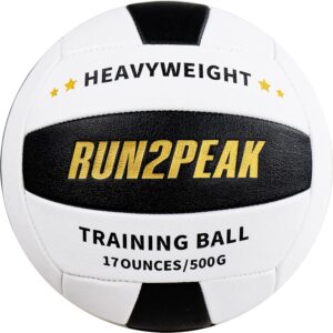 Setter Training Volleyball Official Size 5 Volleyballs Heavy Weight Ball PU Practice Volley Balls for Indoor Rebounder Equipment Setters Weighted Volleyball Setting Trainer