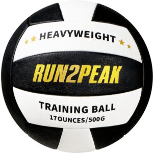Heavy Weight Volleyball Setter Training Ball Official Size 5 Volleyballs PU Practice Volley Balls for Indoor Rebounder Equipment Setters Weighted Volleyball Setting Trainer