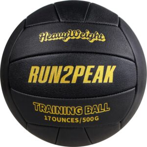 Heavy Weight Volleyball Ball Official Size 5 Setter Training Volleyballs PU Practice Volley Balls for Indoor Rebounder Equipment Setters Weighted Volleyball Setting Trainer