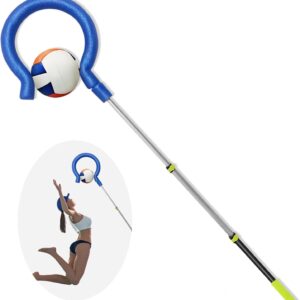 Volleyball Spike Trainer – Versatile Volleyball Training Equipment with Height Settings (40in, 55in, 71in) for Enhanced Spike and Hitting Skills | Adjustable Volleyball Hitting Trainer for Practice