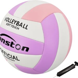 Senston Volleyball Official Size 5 – Waterproof Indoor/Outdoor Soft Volleyball for Kids Youth Adults,Beach Play, Game,Gym,Training