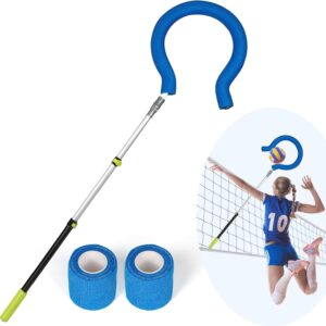 Maksone Volleyball Spike Trainer – Adjustable Length Volleyball Hitting Trainer, Durable and Portable Volleyball Training Equipment for All Ages