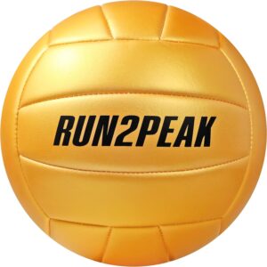 Soft Volleyball Ball Official Size 5 Volleyballs for Indoor Outdoor Beach Pool Game Play for Adult Youth Team Mens Beginners Professional PU Leather Training Practice Volley Balls