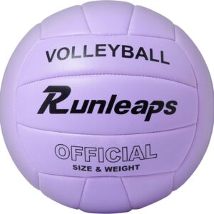 Volleyball, Waterproof Indoor Outdoor Volleyball for Beach Game Gym Training (Official Size 5)
