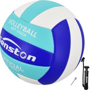Senston Volleyball Official Size 5 – Waterproof Indoor/Outdoor Soft Volleyball for Kids Youth Adults,Beach Play, Game,Gym,Training