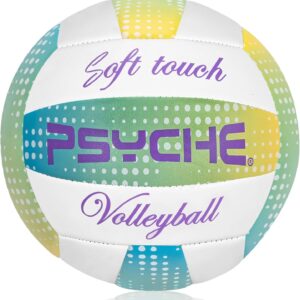 Wisdom Leaves Volleyballs,Soft Volleyball Ball for Indoor Outdoor Beach Park Games Play and Training (Official Size 5)
