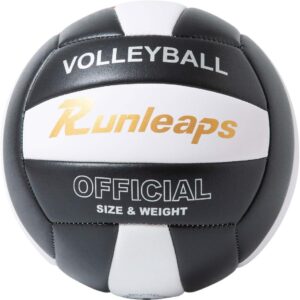 Volleyball, Waterproof Indoor Outdoor Volleyball for Beach Game Gym Training (Official Size 5)