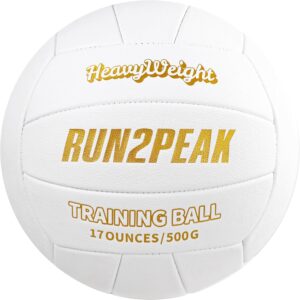 Heavy Weight Volleyball Ball Official Size 5 Setter Training Volleyballs PU Practice Volley Balls for Indoor Rebounder Equipment Setters Weighted Volleyball Setting Trainer
