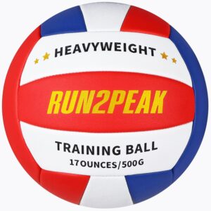 Heavy Weight Volleyball Setter Training Ball Official Size 5 Volleyballs PU Practice Volley Balls for Indoor Rebounder Equipment Setters Weighted Volleyball Setting Trainer