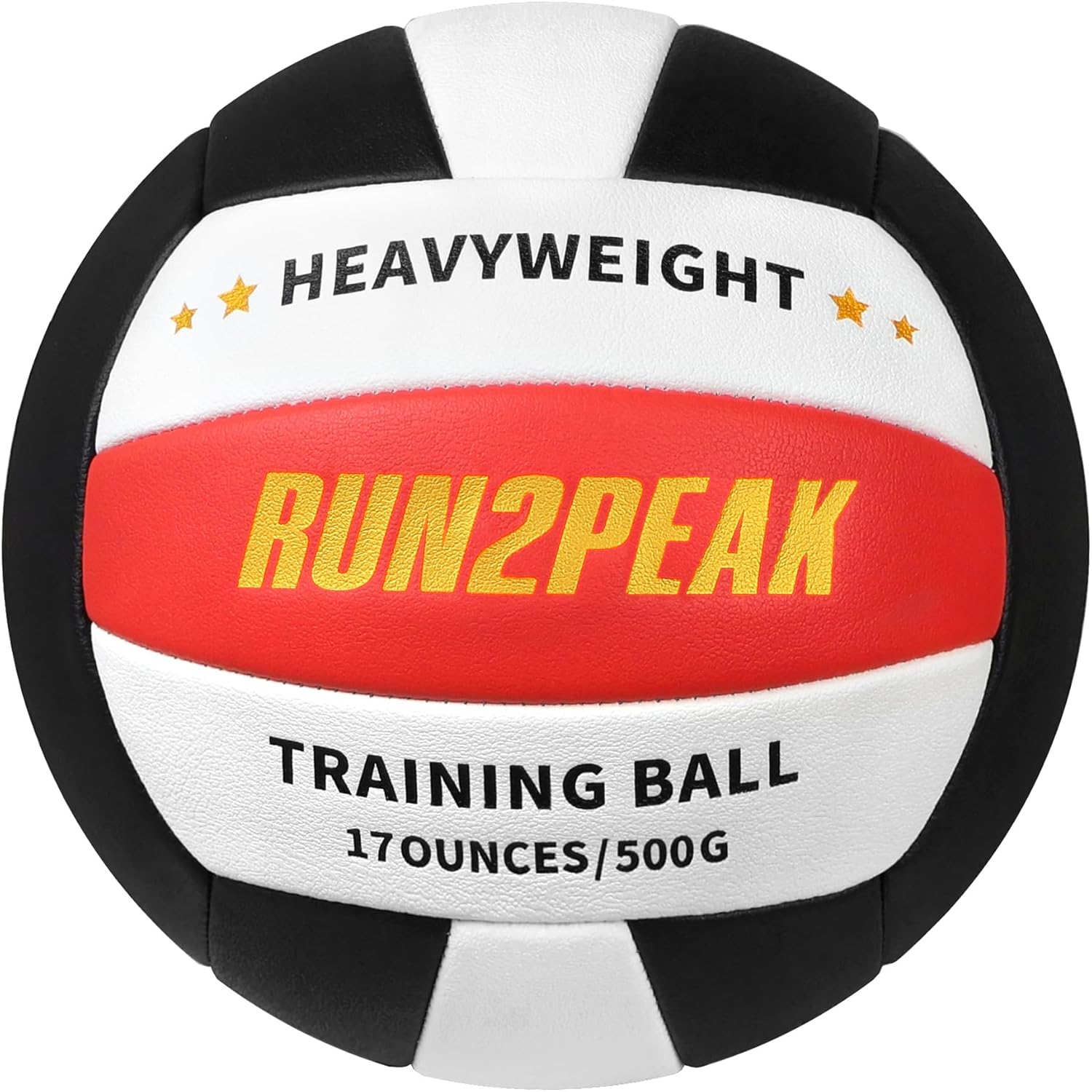 Heavy Weight Volleyball Setter Training Ball 1.1 Lbs/ 500 G Official Size 5 Volleyballs PU Practice Volley Balls for Indoor Rebounder Equipment Setters Weighted Volleyball Setting Trainer