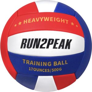 Setter Training Volleyball Official Size 5 Volleyballs Heavy Weight Ball PU Practice Volley Balls for Indoor Rebounder Equipment Setters Weighted Volleyball Setting Trainer