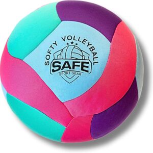 Softy Volleyball – Super Soft Designed for Pain-Free Play – Awesome Kids Indoor Ball with a Realistic Feel and Bounce – Perfect Ball for House