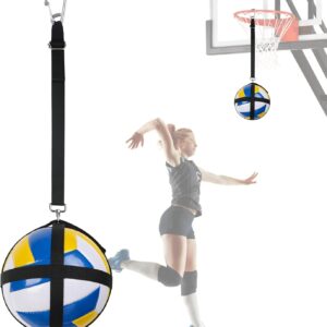 Volleyball Spike Trainer -Solo Serve Trainer-Volleyball Attack Trainer-Training System Improves Serving, Jumping, Arm Swing Mechanics and Spiking Power