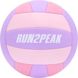 Soft Touch Volleyball Ball Gifts for Teen Girls Kids Youth Team Beginners Durable Volleyballs for Outdoor Indoor Beach Pool Water Play Official Size 5 Training Practice Volley Ball