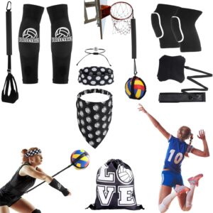 Volleyball Training Equipment Aid Kit, Volleyball Spike Trainer Gear Gifts for Beginners Coaching Supplies