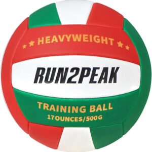 Setter Training Volleyball Official Size 5 Volleyballs Heavy Weight Ball PU Practice Volley Balls for Indoor Rebounder Equipment Setters Weighted Volleyball Setting Trainer