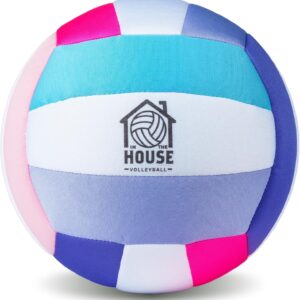 In The House Soft Indoor Volleyball for Girls (Ages 3+) – Realistic Feel and Bounce Home Training Ball for Indoor Play – Bring VBall Practice Home – Great Gift for any Volleyball Player