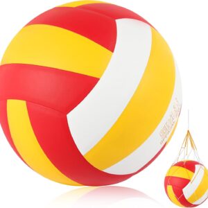 Volleyball Official Size 5 Waterproof Soft Sand Volley Balls for Beginners Adults Men Women Indoor Outdoor Pool Beach Gym Game Training Competition Play Gift