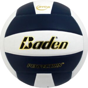Baden | Perfection | Premium Leather | Indoor Official Game Volleyball | 13U to College | Official Size + Weight | NFHS + AVCA Approved