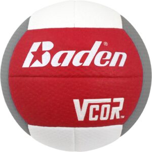 Baden | VCOR | Dimpled Microfiber | Men’s + Boy’s + Women’s Indoor Game Volleyball | 13U to College | Official Size 5 | AVCA Approved