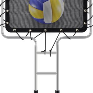 Volleyball Blocker Volleyball Hitting Trainer Training Aid for Hitting and Blocking 40″ x 30″ Sturdy T Style for Improving Hit Placement