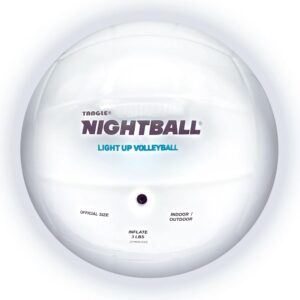Nightball LED Volleyball – Glow in The Dark Outdoor Volleyball for Teens – Teen Gift